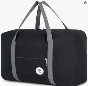 Airlines Personal Item Bag Foldable Travel Duffel Bag, Tote Carry on Duffel